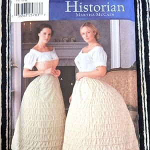 Simplicity 7216 RR 14,16,18,20 hoop skirt pattern ONLY